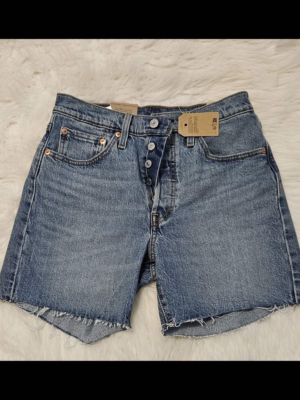 Levi's 501 Women's Mid-Thigh Denim Shorts